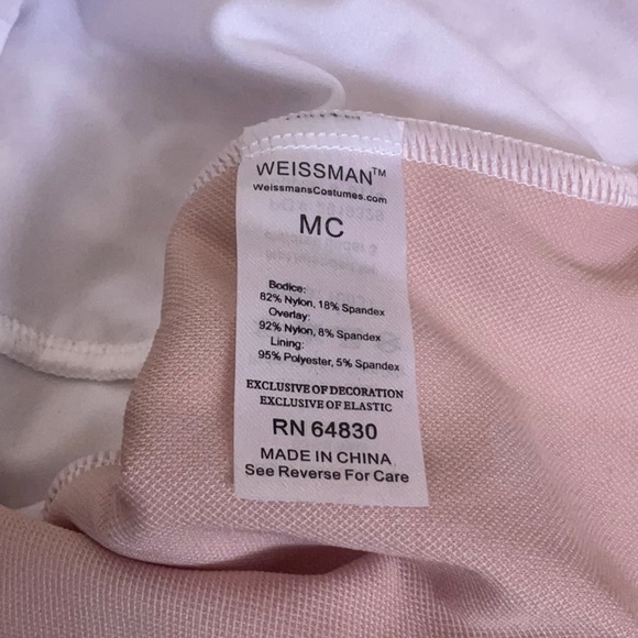 EUC Weissman Figure Skating Dress Bride Costume Children’s - Picture 5 of 5